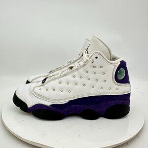 Nike Air Jordan 13 Retro Lakers Youth Size 6.5Y Women 8 884129-105 White Shoes